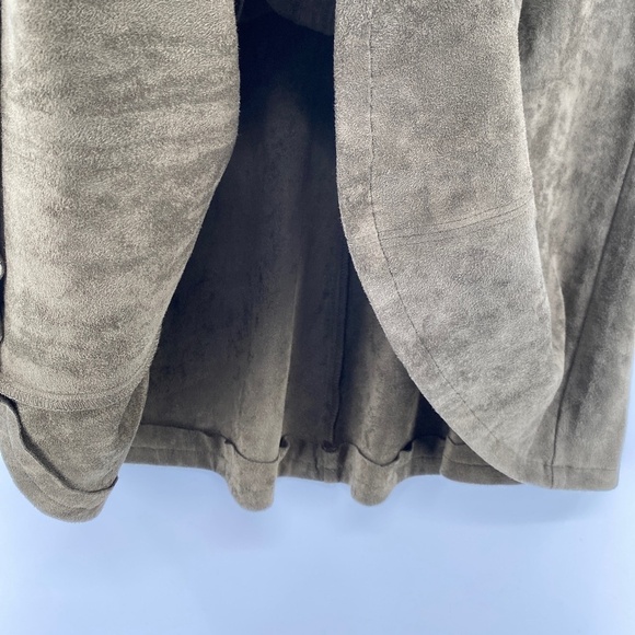 Potters Pot Skirt Women's Size Medium Olive Green Rear Zipper Formal Office - Picture 5 of 14